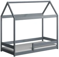 Łóżka dla dzieci i młodzieży - Szare łóżko domek do pokoju dziecięcego G8-N57 - miniaturka - grafika 1
