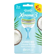Maszynki do golenia i wkłady - Wilkinson, Sword Xtreme3 Comfort Coconut Delight, Jednorazowe maszynki do golenia dla kobiet, 4 szt. - miniaturka - grafika 1