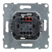 Klawisze i ramki - Przycisk pojedynczy - 6 A - 250 V~ - zaciski automatyczne, BIAŁY SUNO - miniaturka - grafika 1