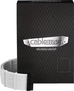 CableMod C-Series Pro ModMesh Sleeved 12V-2x6 12VHPWR Dual StealthSense Cable Kit for Corsair RMi, RMx Black Label - wei - Kable komputerowe i do monitorów - miniaturka - grafika 1