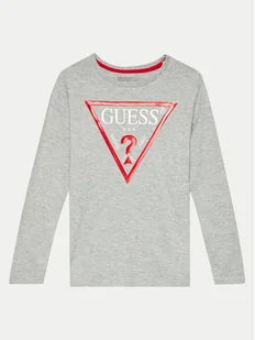 Guess Bluzka L84I29 K8HM0 Szary Regular Fit - Bluzki damskie - miniaturka - grafika 1
