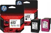 Tusze oryginalne - Tusz HP Tusze oryginalne HP 652 Czarny + Kolor - miniaturka - grafika 1