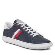 Sneakersy Tommy Hilfiger Essential Leather Cupsole FM0FM04921 Desert Sky DW5