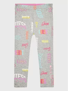 Guess Legginsy K3RB00 K6YW3 Szary Slim Fit - Legginsy - miniaturka - grafika 1