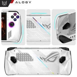 Etui do konsoli Asus Rog Ally Clear Case obudowa pokrowiec silikonowe nakładka Alogy przezroczyste - Części i akcesoria do laptopów - miniaturka - grafika 8