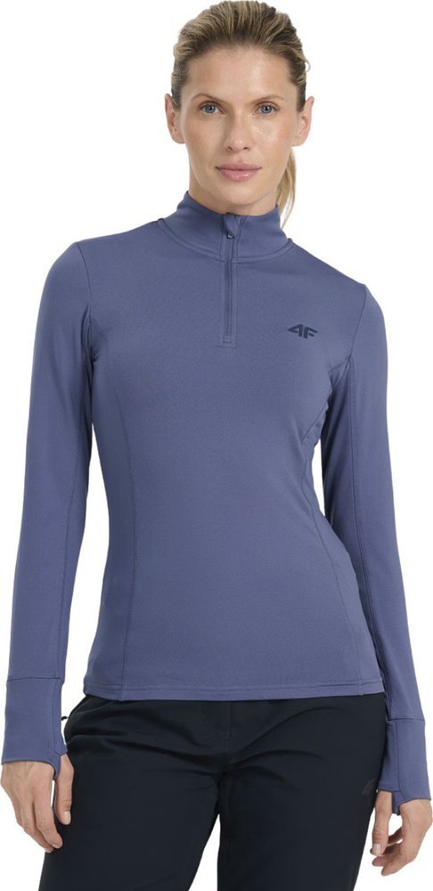 4f Bluza termoaktywna damska 4F F098 denim 4FWAW25UBRUF098 32S L