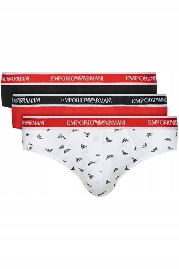 SLIPY MĘSKIE EMPORIO ARMANI 111734 2R717 KOLOROWE - S
