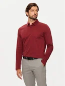 Koszulki męskie - Pierre Cardin Polo C5 30604.3055 Bordowy Regular Fit - miniaturka - grafika 1