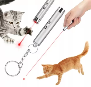 Laser Wskaźnik Laserowy Latarka Zabawka Kota 3W1 - Zabawki dla kotów - miniaturka - grafika 3