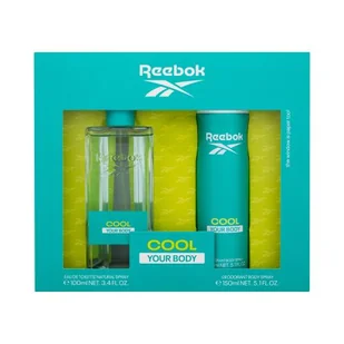 Reebok Cool Your Body Zestaw EDT 100 ml + dezodorant 150 ml - Zestawy perfum damskich - miniaturka - grafika 1