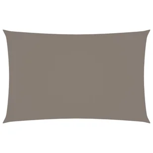 vidaXL Prostokątny żagiel ogrodowy, tkanina Oxford, 5x8 m, taupe vidaXL - Parasole ogrodowe - miniaturka - grafika 2