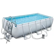 Baseny ogrodowe - Basen rozporowy ze stelażem Power Steel 404 x 201 x 100 cm 6478 l BESTWAY - miniaturka - grafika 1