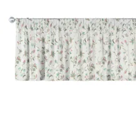 Zasłony - Dekoria Lambrekin na taśmie marszczącej małe kwiaty na jasnym tle 260 × 40 cm Londres 396-122-02 - miniaturka - grafika 1