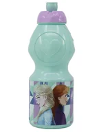 Sztućce dla dzieci - FROZEN Bidon "Frozen" w kolorze turkusowym - 400 ml - miniaturka - grafika 1