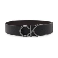 Paski - Calvin Klein Skórzany pasek ADJ/REV CK METAL BOMBE PB 35MM - miniaturka - grafika 1