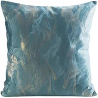 Poszewki na poduszki - Poszewka EUROFIRANY Naira 45 x 45 cm Ciemnoturkusowy - miniaturka - grafika 1