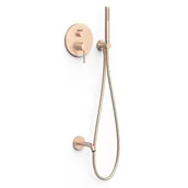 Baterie wannowe i prysznicowe - Bateria wannowa podtynkowa Tres Study złoty mat 26228006OPM - miniaturka - grafika 1