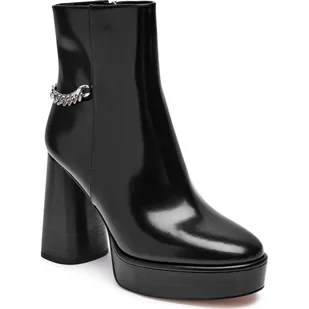 Michael Kors Skórzane botki na słupku - Botki damskie - miniaturka - grafika 1