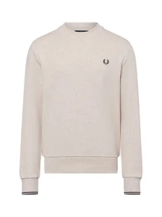 Fred Perry Męska bluza nierozpinana Mężczyźni beżowy marmurkowy, S - Bluzy męskie - miniaturka - grafika 1