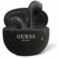 Słuchawki - Guess Glossy Effect Egg Shape Printed Classic czarny - miniaturka - grafika 1