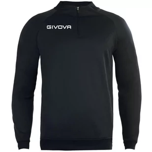 Bluza piłkarska dla dorosłych Givova Maglia Tecnica czarna - Piłka nożna - miniaturka - grafika 1