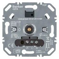 Wyłączniki światła i elektryczne - Hager one.platform Ściemniacz obrotowy uniwersalny obciążenie R/L/C 20-210 W, LED 3-60 W 2973 2973 - miniaturka - grafika 1