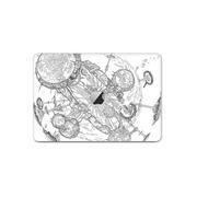 Torby na laptopy - JCPAL ElloArtist Space Castle MacBook Pro 13 - 2020 (White) - miniaturka - grafika 1