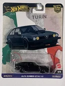 Samochody i pojazdy dla dzieci - Hot Wheels Premium Car Culture World Tour Chase 0/5 Alfa Romeo GTV 3.0 - miniaturka - grafika 1