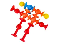 Klocki - KOLOROWE KLOCKI KONSTRUKCYJNE, PRZYSSAWKI, 12 SZTUK - miniaturka - grafika 1