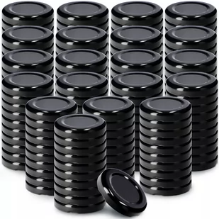 Metalowe wieczka do słoików i butelek Falla 200 szt. 43mm czarne - Pojemniki kuchenne Metalowe wieczka do słoików i butelek Falla 200 szt. 43mm czarne - Pojemniki kuchenne - miniaturka - grafika 1