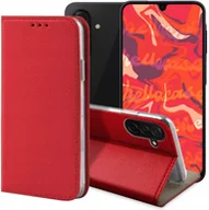 Etui i futerały do telefonów - ETUI Z KLAPKĄ DO SAMSUNG GALAXY A26 5G CZERWONE ZAMYKANE MAGNETYCZNE KABURA - miniaturka - grafika 1