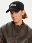 Czapki damskie - Guess Czapka z daszkiem AW5182 WOL01 Czarny - miniaturka - grafika 1