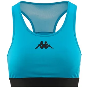 Kappa Damski Kombat Dare Top, niebiesko-turkusowy, L - Koszulki i topy damskie - miniaturka - grafika 1