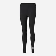 Spodnie sportowe damskie - Legginsy sportowe damskie Puma Ess+ Metallic Leggings 848307-51 XL Czarne (4064535375886) - miniaturka - grafika 1