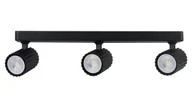 Lampy sufitowe - Czarna lampa sufitowa z ruchomymi spotami LP-787/3WS BK z serii TOKIO - miniaturka - grafika 1