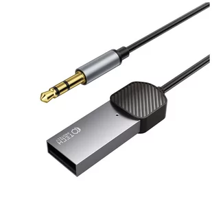 Adapter Audio Transmiter Odbiornik dźwięku UltraBoost Bluetooth Aux USB Szary - Lampy pozostałe - miniaturka - grafika 1