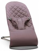 Leżaczki i huśtawki - Babybjorn Leżaczek Bliss Cotton Dark Purple - miniaturka - grafika 1