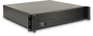 Inter-Tech 2U-K-240L Stojak Czarny - Akcesoria do komputerów stacjonarnych - miniaturka - grafika 1