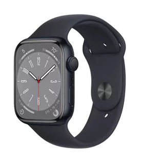Apple Watch Series 8 GPS 45mm Aluminium Czarny - Smartwatch - miniaturka - grafika 1