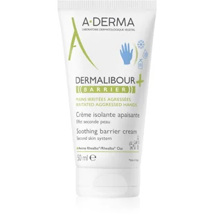 A-DERMA Dermalibour+ Łagodzący krem izolujący, 50ml - Balsamy i kremy do ciała - miniaturka - grafika 1
