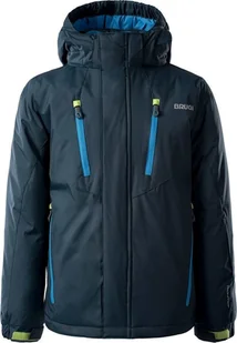 Brugi Dziecięca kurtka narciarska Brugi 1AHP zimowa snowboardowa granatowa r. 44 164-170 cm - Kurtki narciarskie - miniaturka - grafika 1