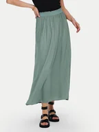 Spódnice - ONLY Spódnica maxi Venedig 15164606 Zielony Regular Fit - miniaturka - grafika 1