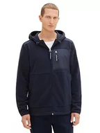 Bluzy męskie - TOM TAILOR Bluza męska, 10668 - Sky Captain Blue, XL - miniaturka - grafika 1