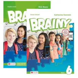 Pakiet Brainy. Klasa 6. Książka ucznia oraz zeszyt ćwiczeń. Język angielski. Szkoła podstawowa - Książki do nauki języka angielskiego Pakiet Brainy. Klasa 6. Książka ucznia oraz zeszyt ćwiczeń. Język angielski. Szkoła podstawowa - Książki do nauki języka angielskiego - miniaturka - grafika 1