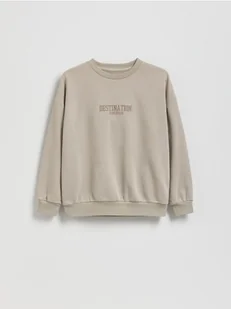 Reserved - Bluza z nadrukiem - beżowy - Kurtki i płaszcze dla chłopców - miniaturka - grafika 1