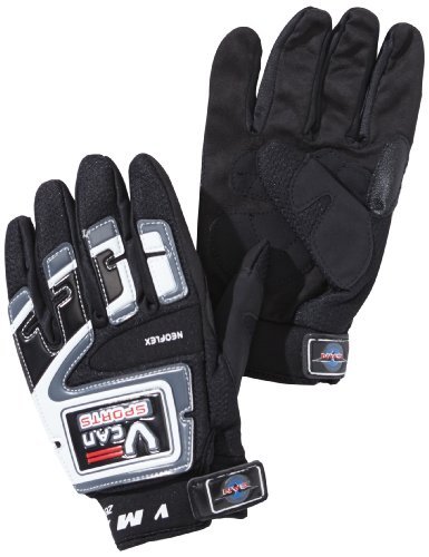 Protectwear Rękawice krzyżowe Downhill rękawice BMX MX01, czarne rozmiar L