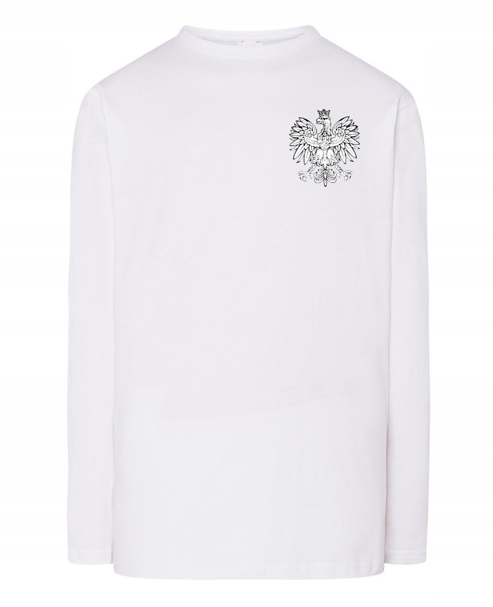Longsleeve Kibica nadruk Polska Godło Rozm.5XL