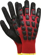 Rękawice robocze - Reis DRASCALE - rękawice ochronne powlekane lateksem zakończone ściągaczem, mieszanka bawełniano-poliestrowa - 10. - miniaturka - grafika 1