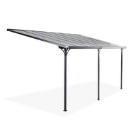 Garaże i wiaty - Wiata ogrodowa ATLANTA 3x5m Cold Grey - miniaturka - grafika 1