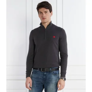 HUGO Sweter San Quintus-C | Regular Fit - Swetry męskie - miniaturka - grafika 1